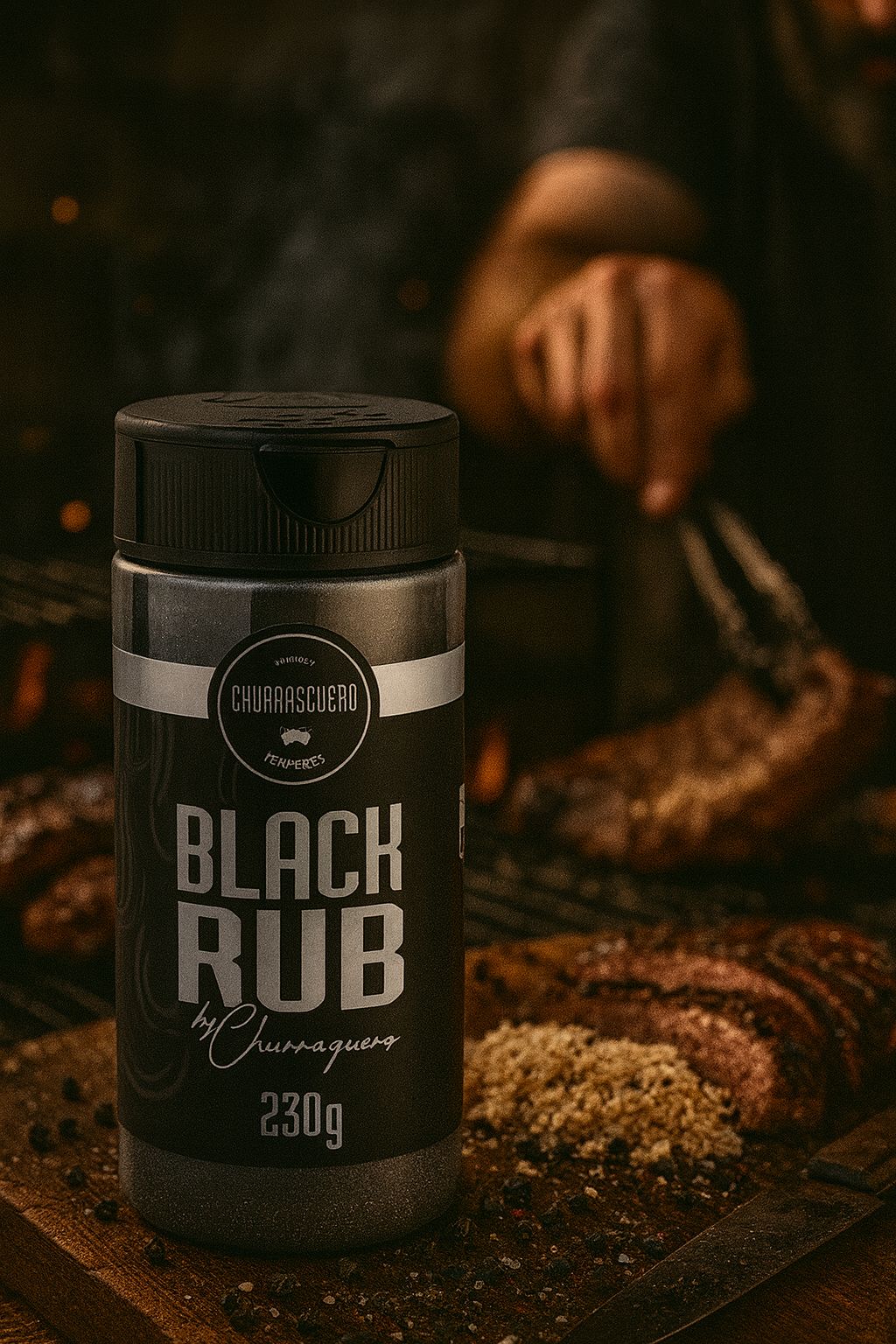 MIX DE TEMPEROS BLACK RUB - 230g