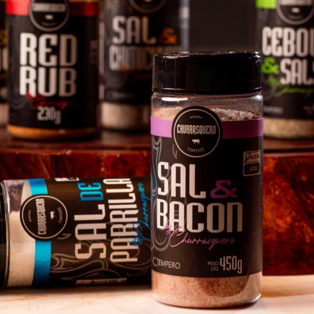 SAL DE PARRILLA E BACON - 450g