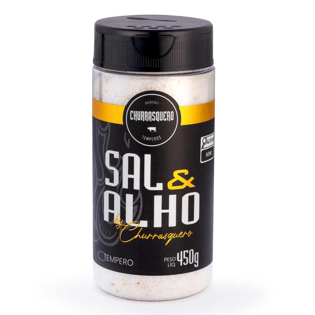 SAL DE PARRILLA E ALHO - 450g