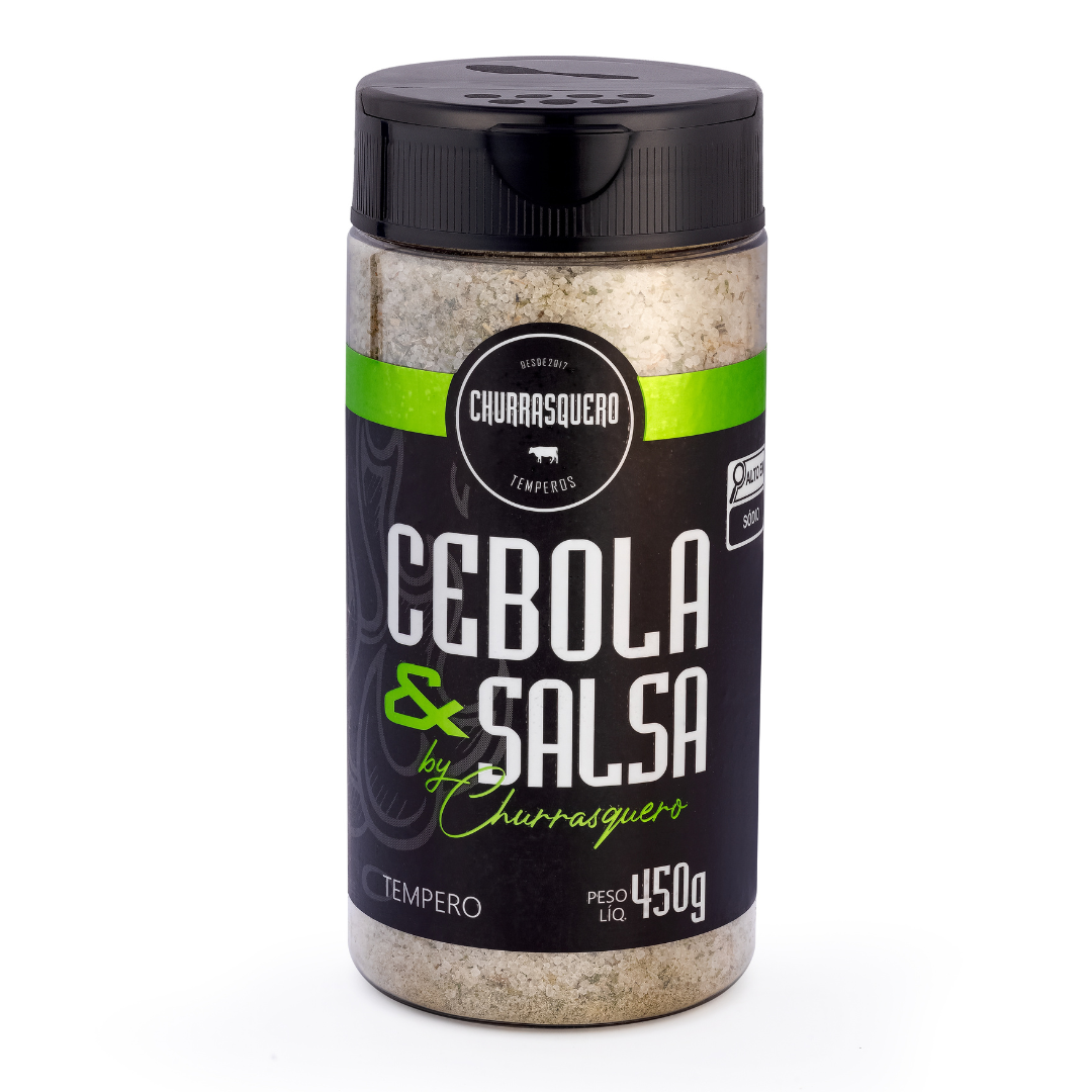 SAL DE PARRILLA - CEBOLA E SALSA - 450g