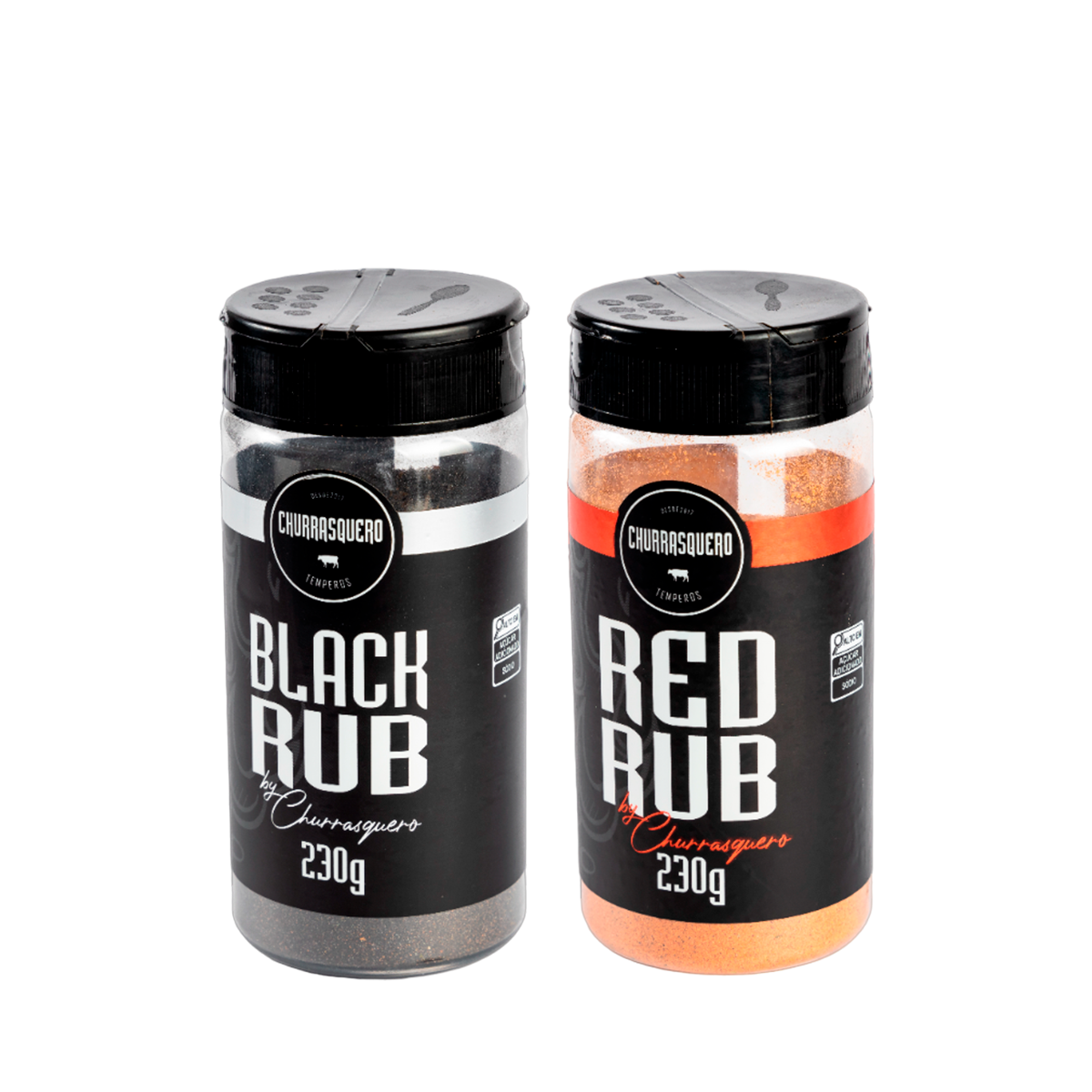 KIT RUBS MIX DE TEMPEROS - 02 ITENS