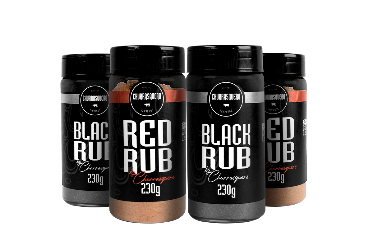 KIT RUBS MIX DE TEMPEROS - 02 ITENS