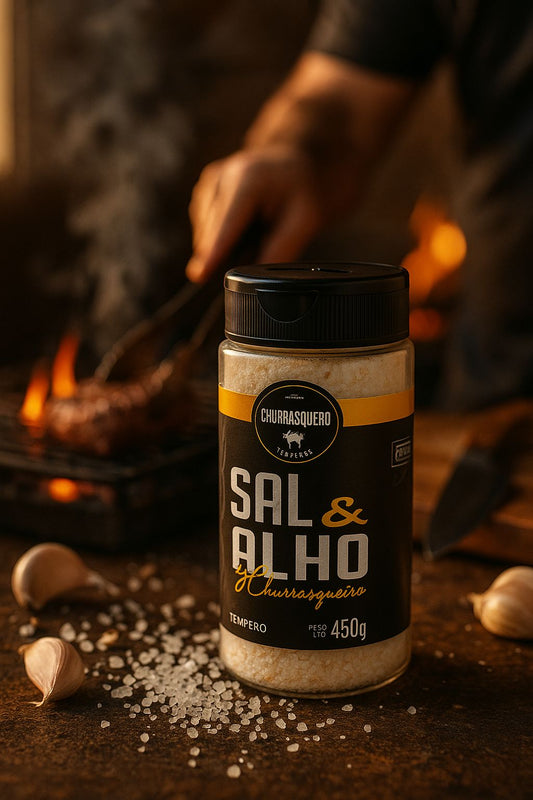 SAL DE PARRILLA E ALHO - 450g
