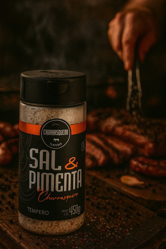 SAL DE PARRILLA E PIMENTA - 450g