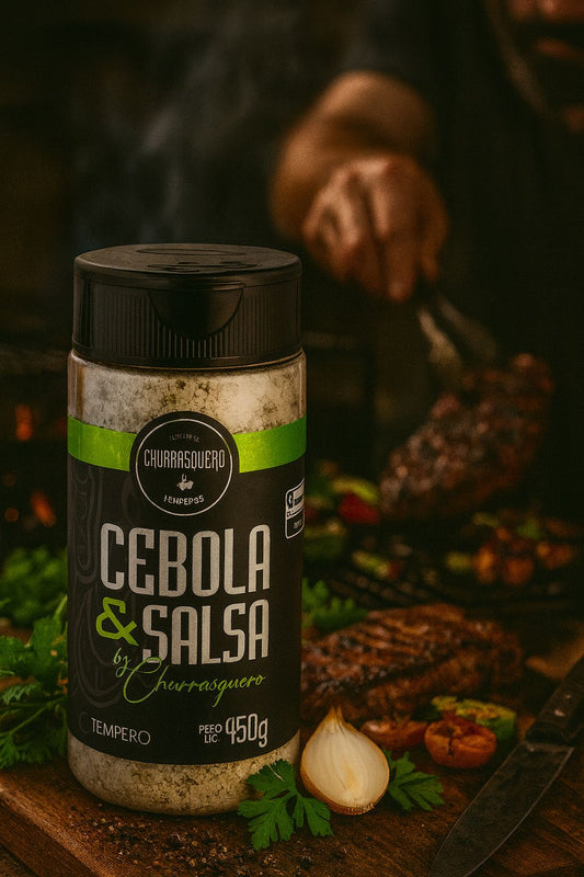 SAL DE PARRILLA - CEBOLA E SALSA - 450g