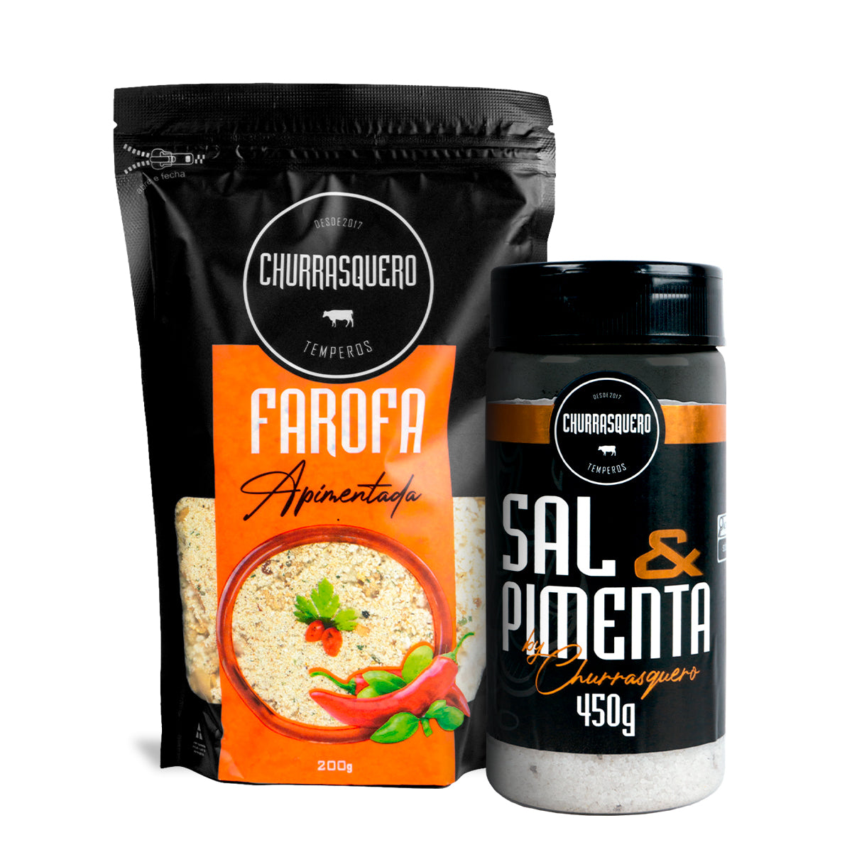KIT PICANTE SAL E FAROFA - 02 ITENS