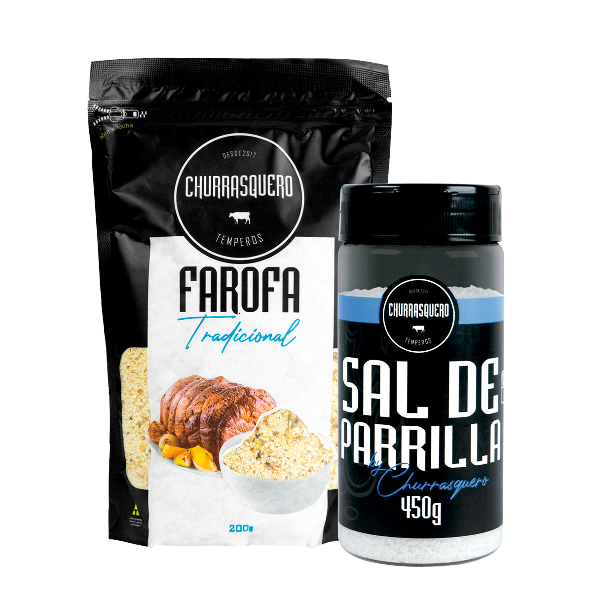 KIT TRADICIONAL SAL E FAROFA - 02 ITENS