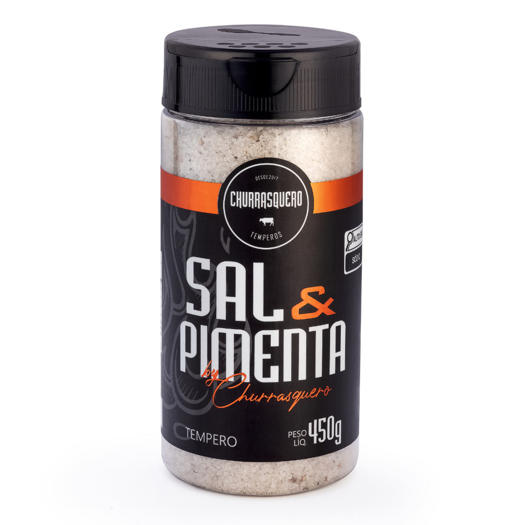 SAL DE PARRILLA E PIMENTA - 450g